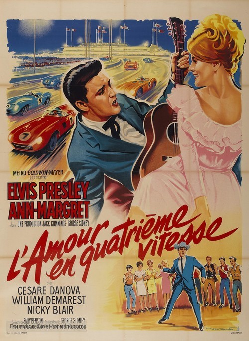 Viva Las Vegas - French Movie Poster