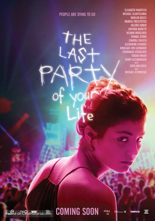 Party Hard Die Young - Austrian Movie Poster