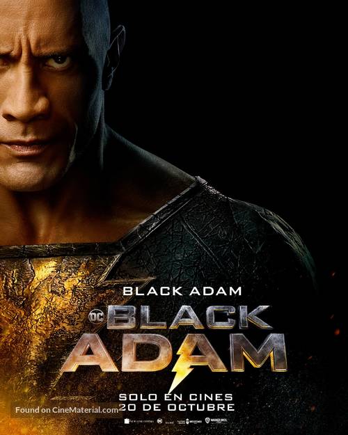 Black Adam - Colombian Movie Poster