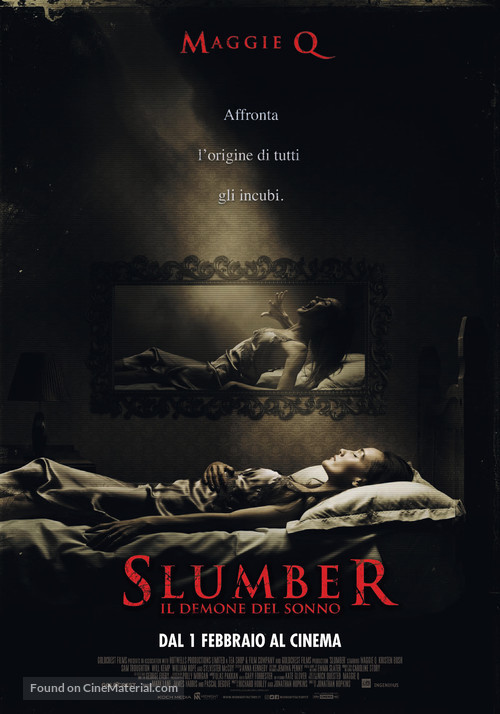 Slumber - Italian Movie Poster