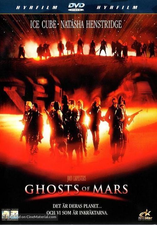 Ghosts Of Mars - Swedish Movie Cover