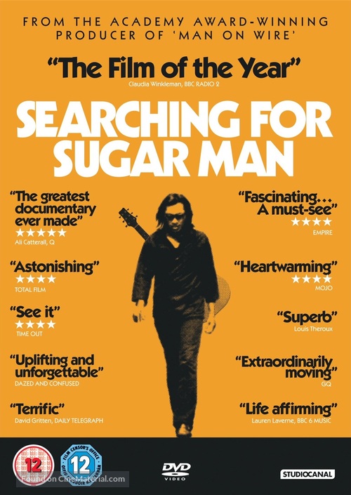 Searching for Sugar Man - British DVD movie cover