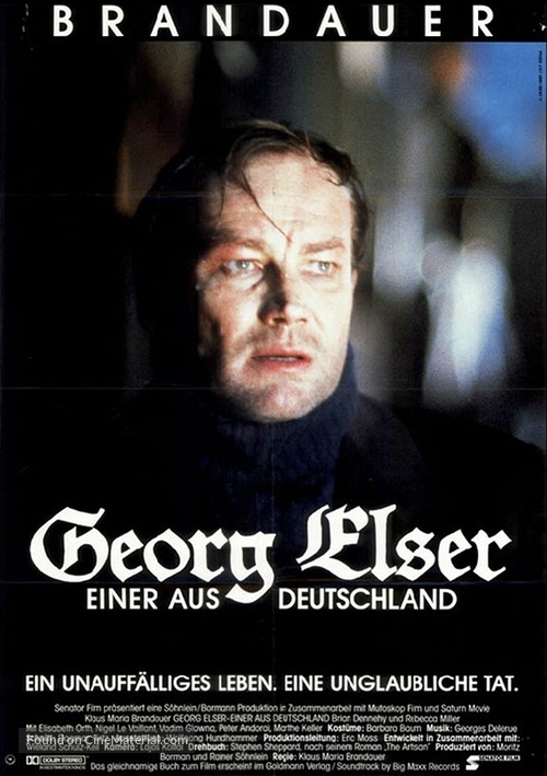 Georg Elser - Einer aus Deutschland - German Movie Poster