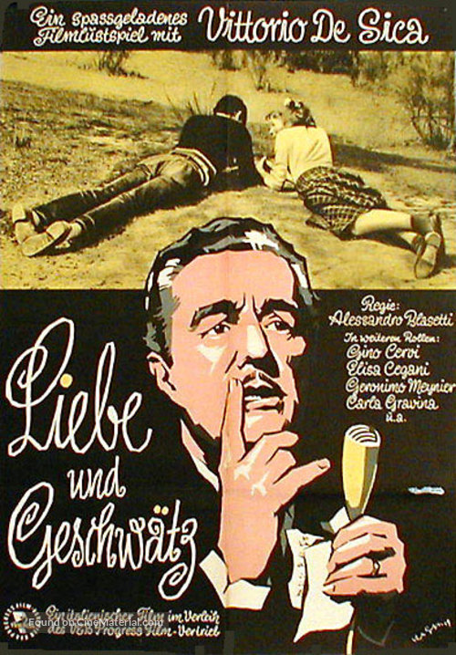 Amore e chiacchiere - German Movie Poster