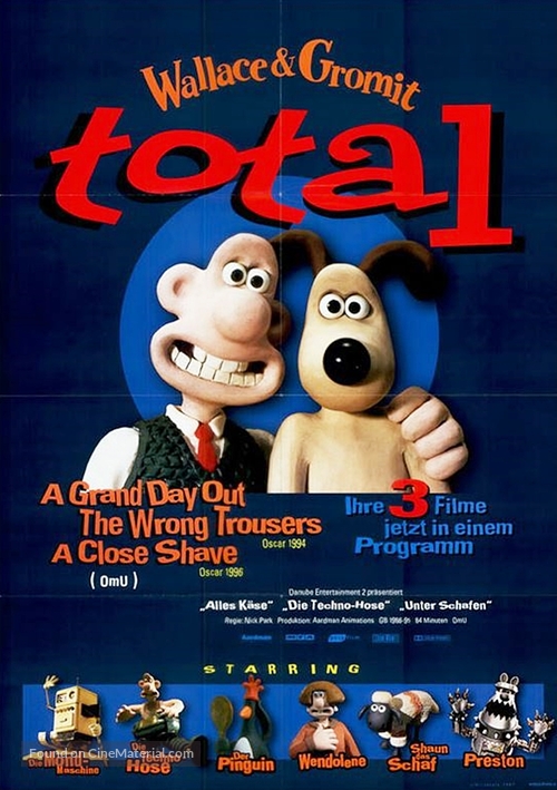 Wallace &amp; Gromit: The Best of Aardman Animation - German Movie Poster