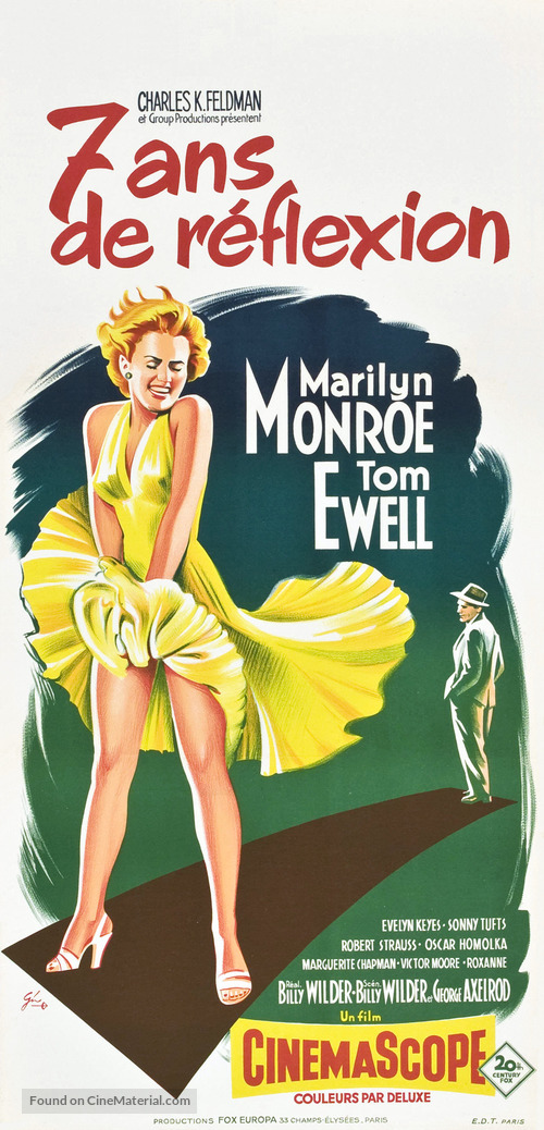 The Seven Year Itch - French Movie Poster