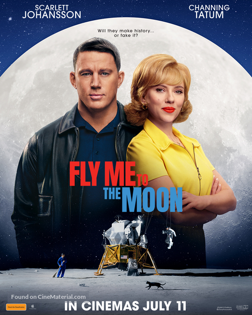 Fly Me to the Moon - Australian Movie Poster