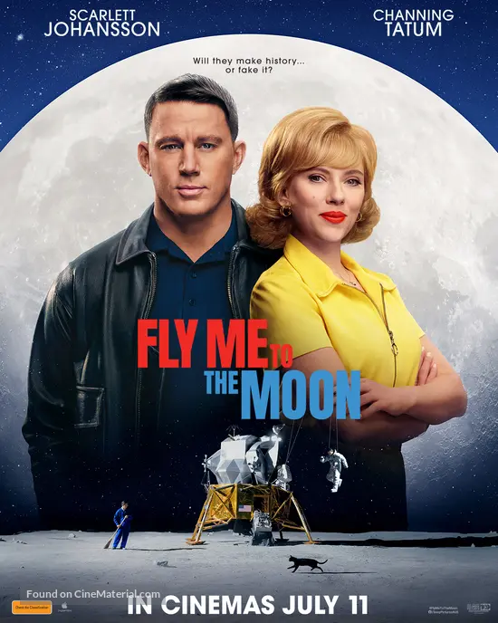 Fly Me to the Moon - Australian Movie Poster