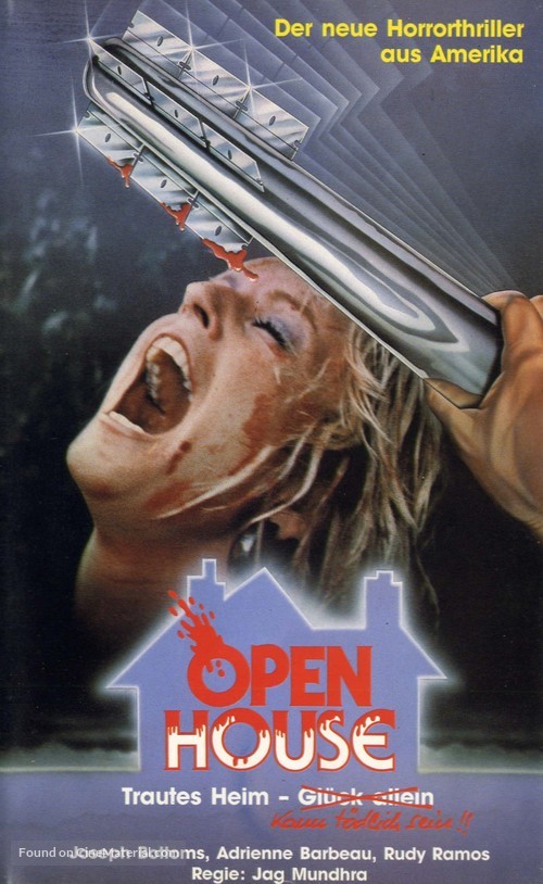 Open House - German VHS movie cover