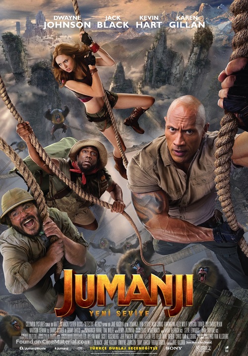 Jumanji: The Next Level - Turkish Movie Poster