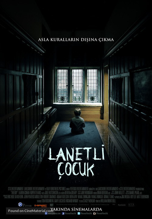 The Boy - Turkish Movie Poster