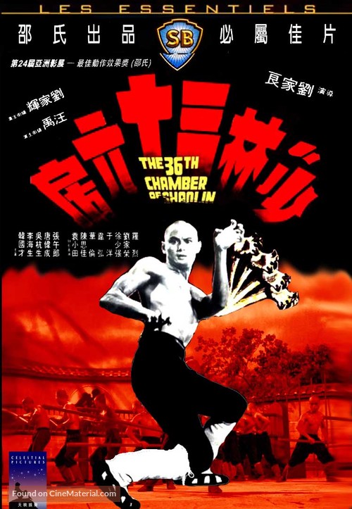 Shao Lin san shi liu fang - Chinese DVD movie cover