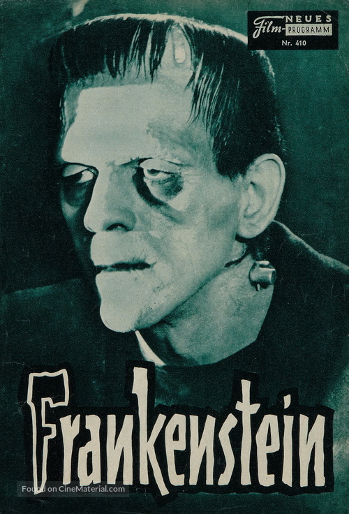 Frankenstein - Austrian poster