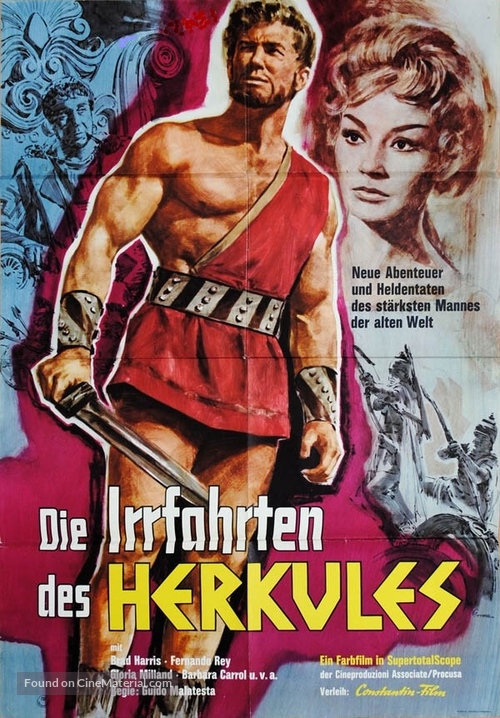 Goliath contro i giganti - German Movie Poster