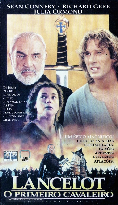 First Knight - Brazilian VHS movie cover