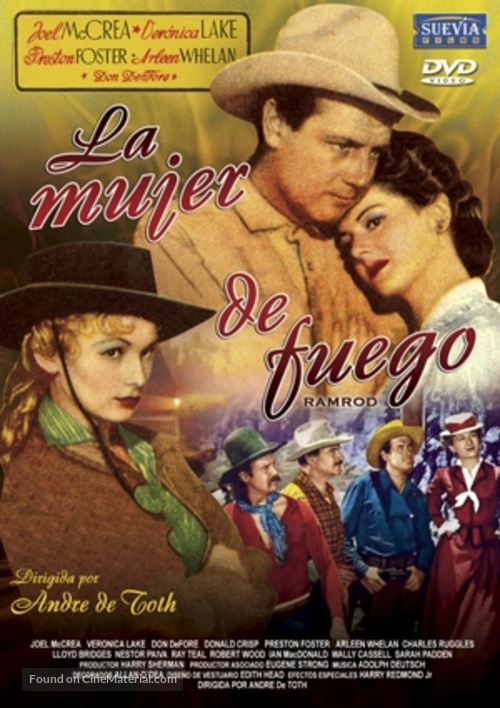 Ramrod - Spanish DVD movie cover