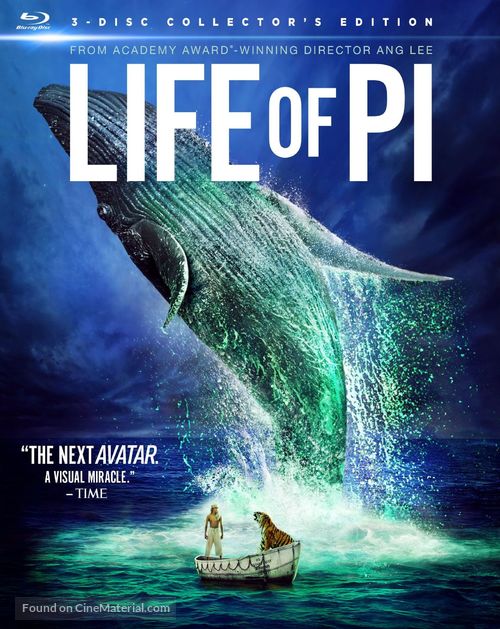 Life of Pi - Blu-Ray movie cover