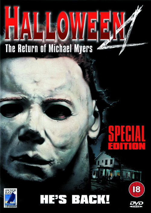 Halloween 4: The Return of Michael Myers - British DVD movie cover