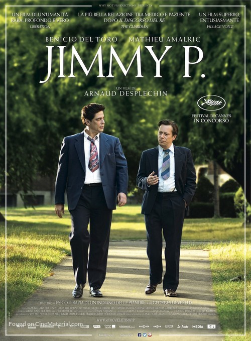 Jimmy P. - Italian Movie Poster
