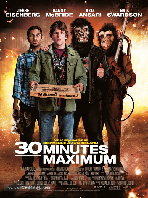 30 Minutes or Less - French Movie Poster