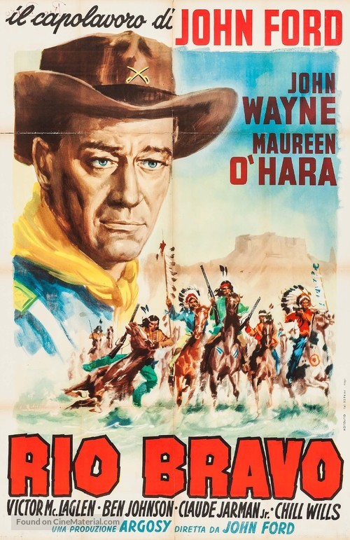 Rio Grande - Italian Movie Poster