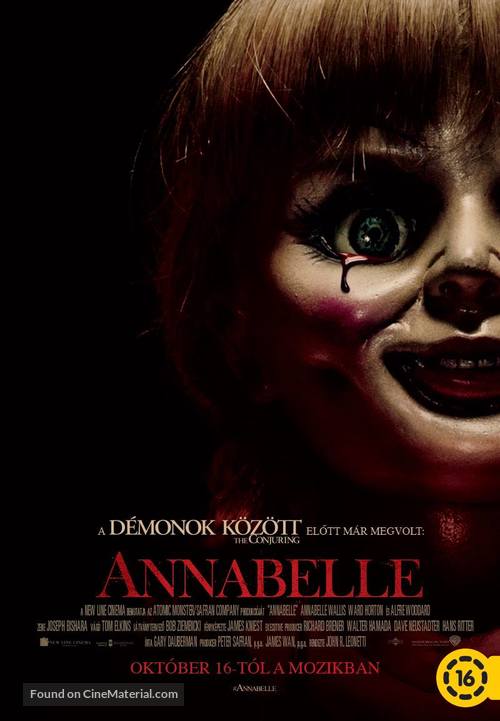 Annabelle - Hungarian Movie Poster