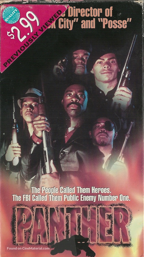 Panther - VHS movie cover