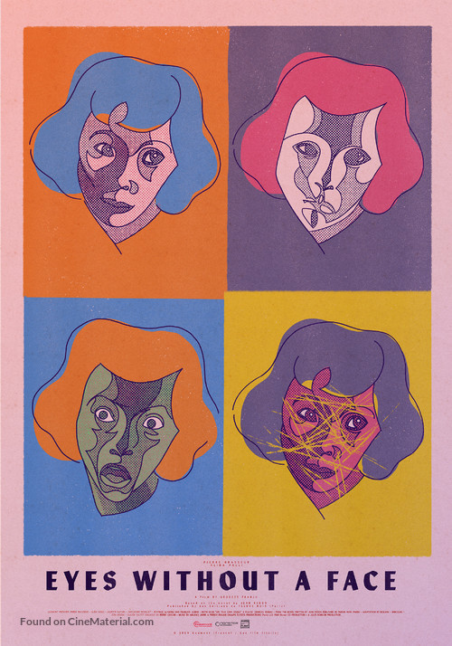 Les yeux sans visage - Swedish Movie Poster