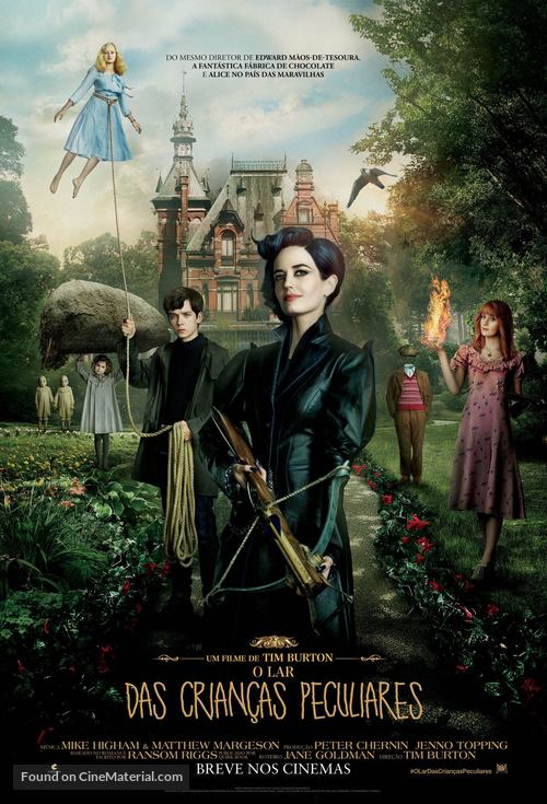 Miss Peregrine&#039;s Home for Peculiar Children - Brazilian Movie Poster