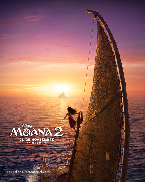 Moana 2 - Argentinian Movie Poster