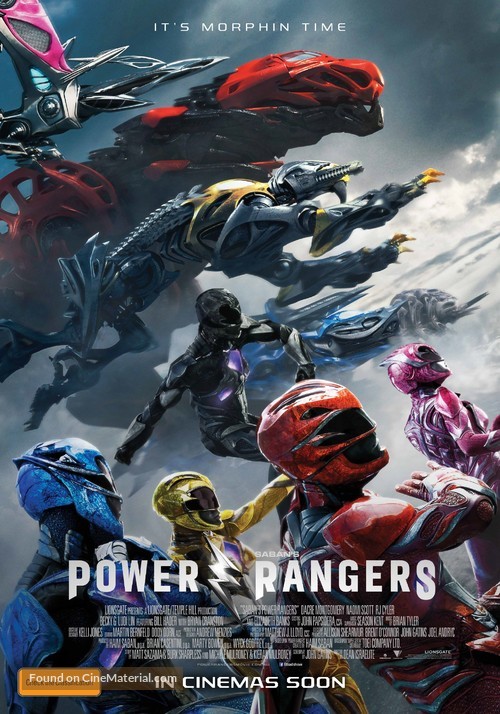 Power Rangers - Australian Movie Poster