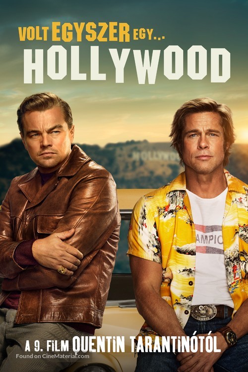 Once Upon a Time in Hollywood - Hungarian Movie Cover