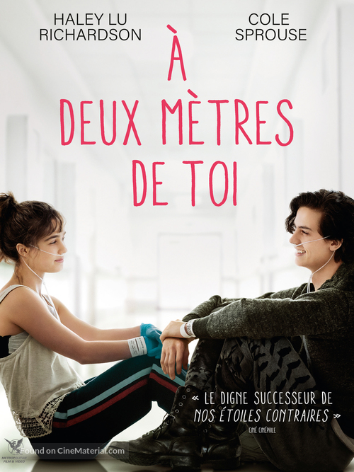 Five Feet Apart - French DVD movie cover