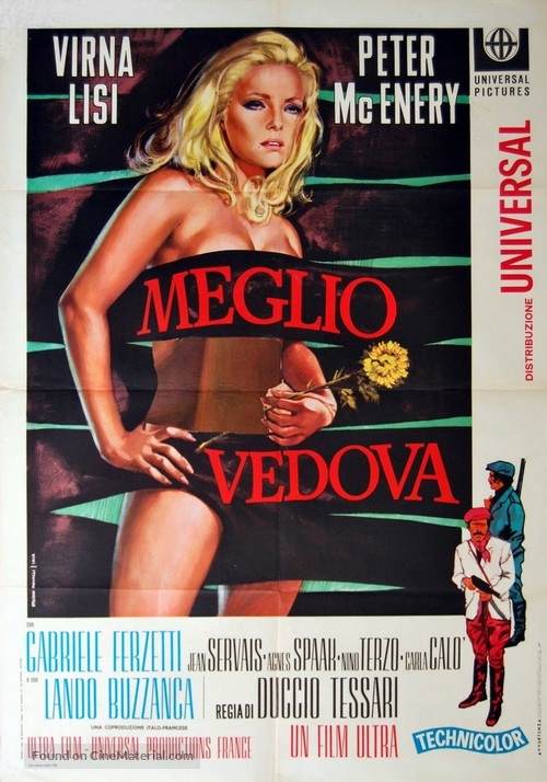 Meglio vedova - Italian Movie Poster