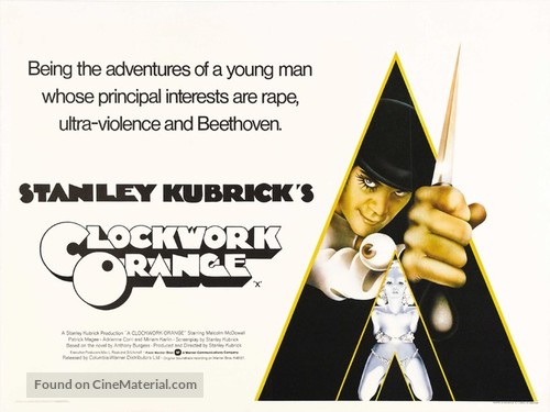 A Clockwork Orange - British Movie Poster