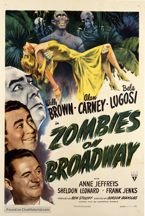 Zombies on Broadway - Movie Poster