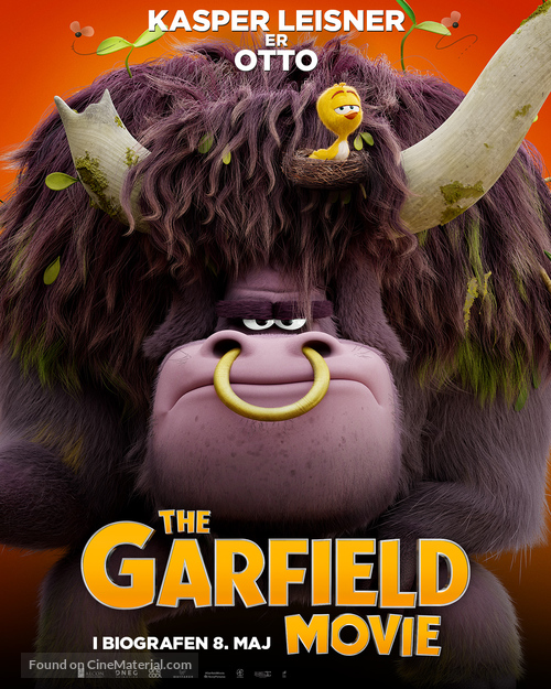 The Garfield Movie - Danish Movie Poster