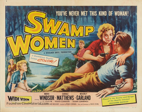 Swamp Women - Theatrical movie poster