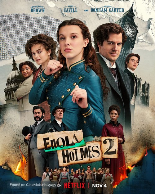 Enola Holmes 2 - Movie Poster