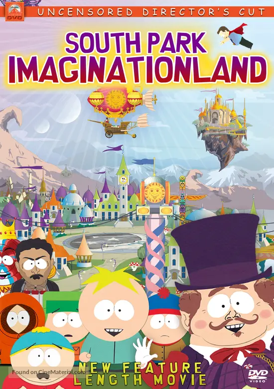 South Park Imaginationland 2008 Movie Cover