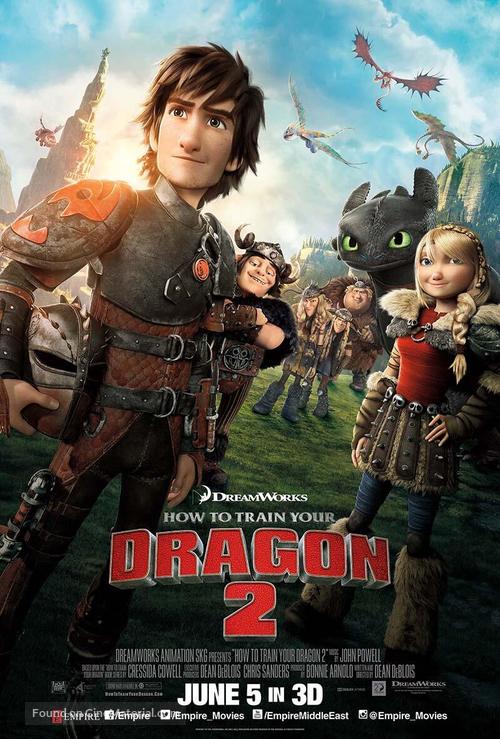 How to Train Your Dragon 2 - Lebanese Movie Poster