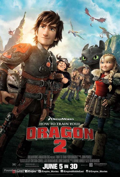 How to Train Your Dragon 2 - Lebanese Movie Poster