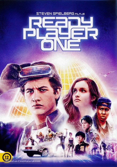 Ready Player One - Hungarian DVD movie cover