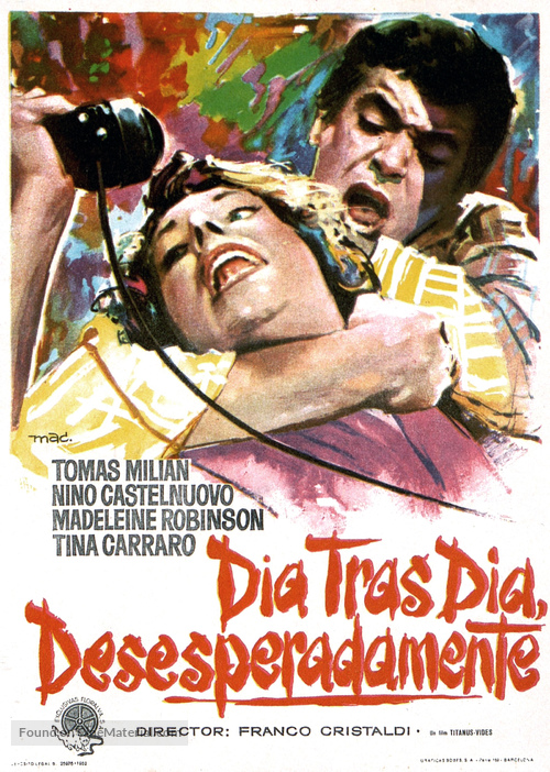 Giorno per giorno disperatamente - Spanish Movie Poster