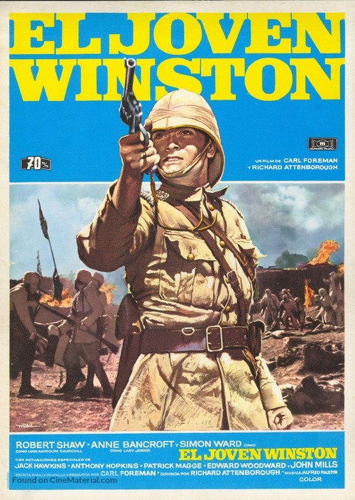 Young Winston - Spanish Movie Poster
