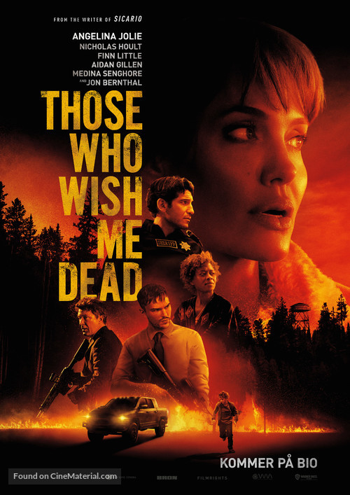 Those Who Wish Me Dead - Swedish Movie Poster