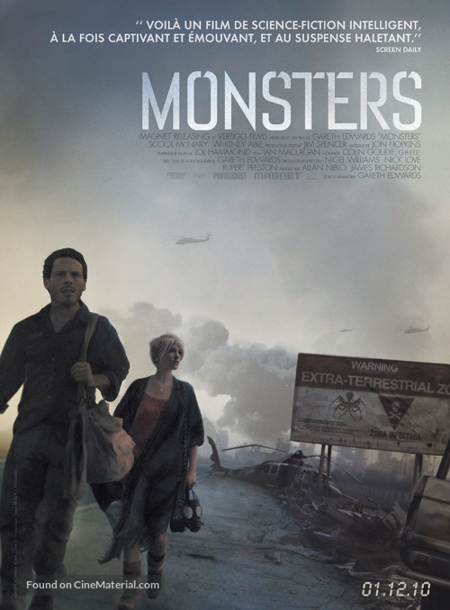 Monsters - French Movie Poster