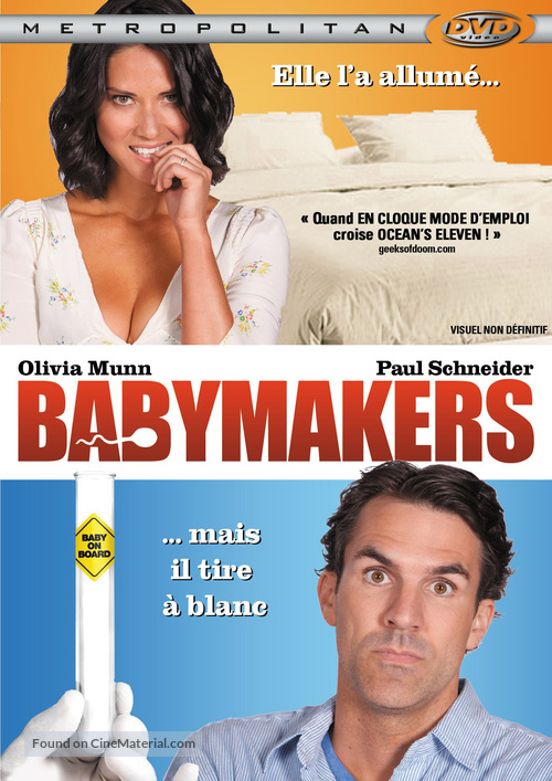 The Babymakers - French DVD movie cover