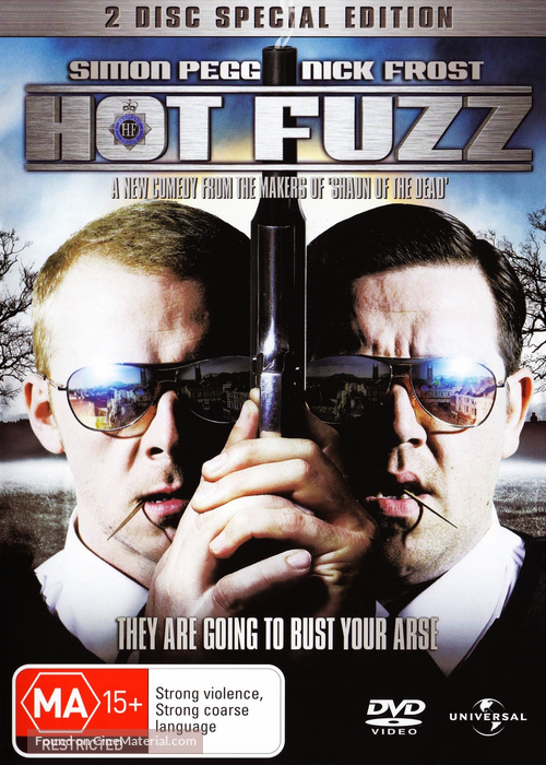 Hot Fuzz - Australian Movie Cover