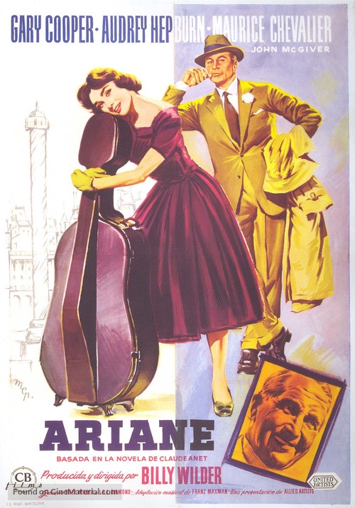 Love in the Afternoon - Spanish Movie Poster